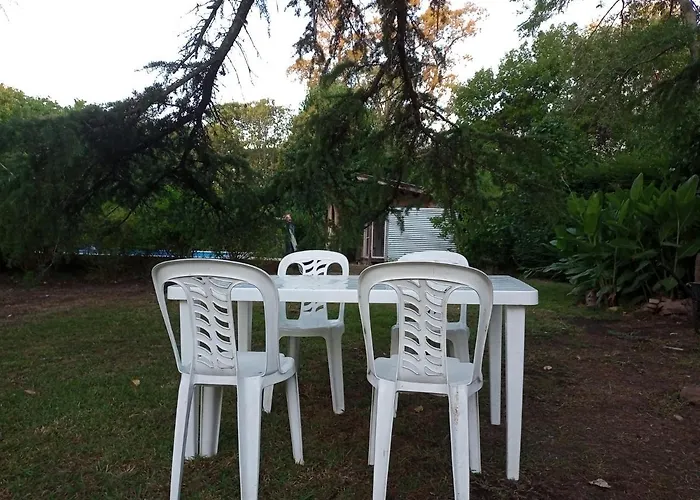 Cabana Monoambiente Con Pileta Y Jardin Arbolado