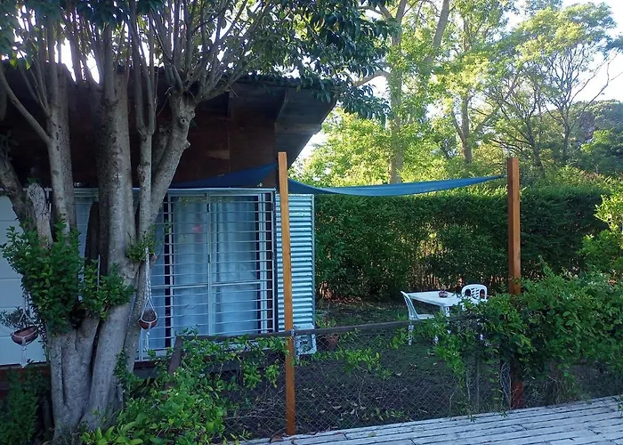 Cabana Monoambiente Con Pileta Y Jardin Arbolado